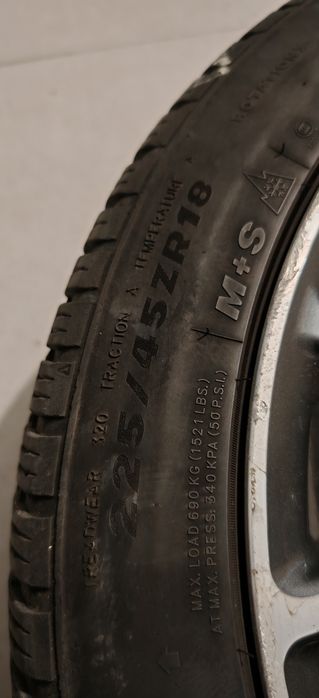 OEM HONDA джанти с гуми 18" 5x114.3