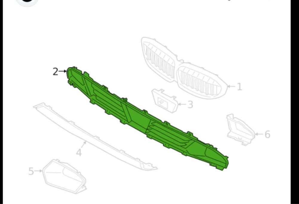 BMW G20 предна решетка front bumper grill
