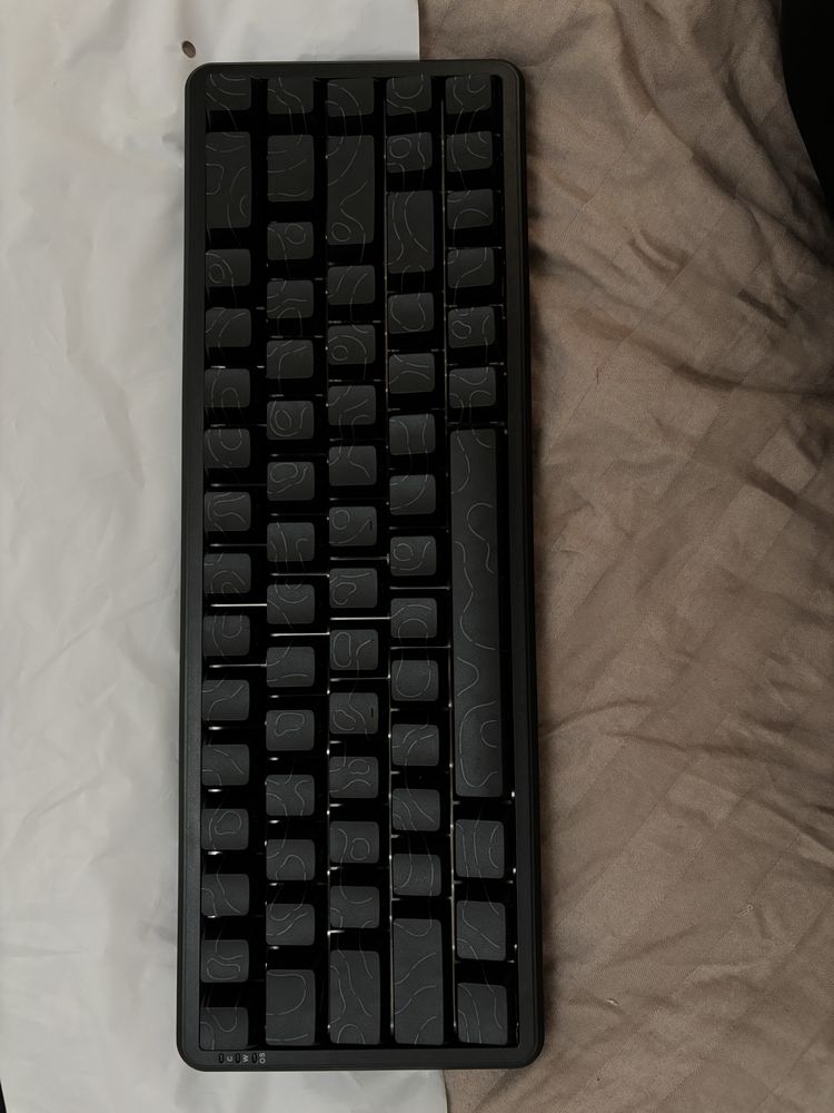 Продам клавиатуру Ajazz AK680 MAX HE (Topographic Keycaps) — Новая!