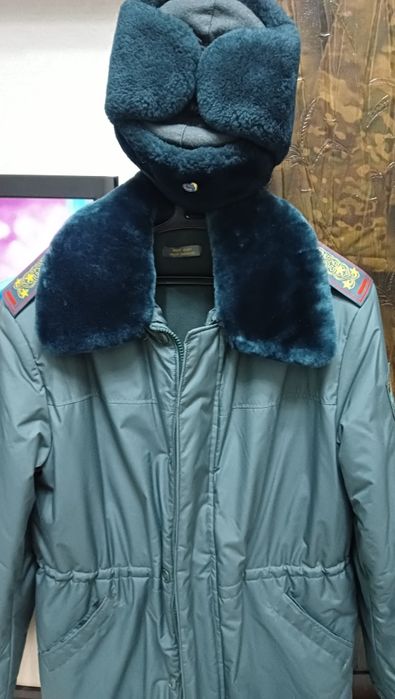 Зимняя военная парадная куртка / Парадный бушлат