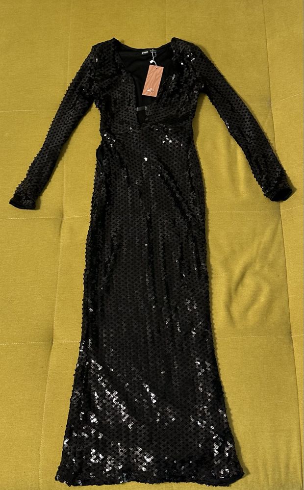 Rochie De Seara Dama Cu Paiete XS noua cu etichega