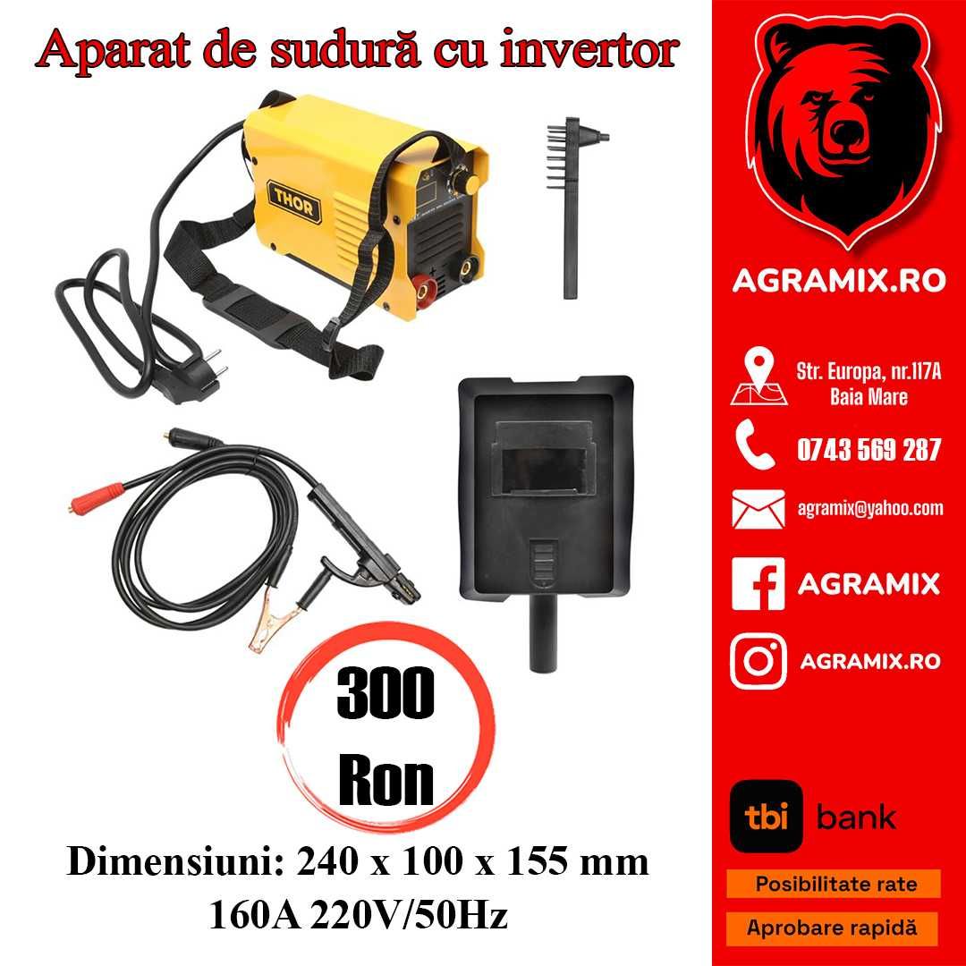 Aparate noi de sudura marca Thor cu invertor, 120A-160A, Agramix