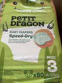 Vand pampers petit dragon 80buc marimea 3