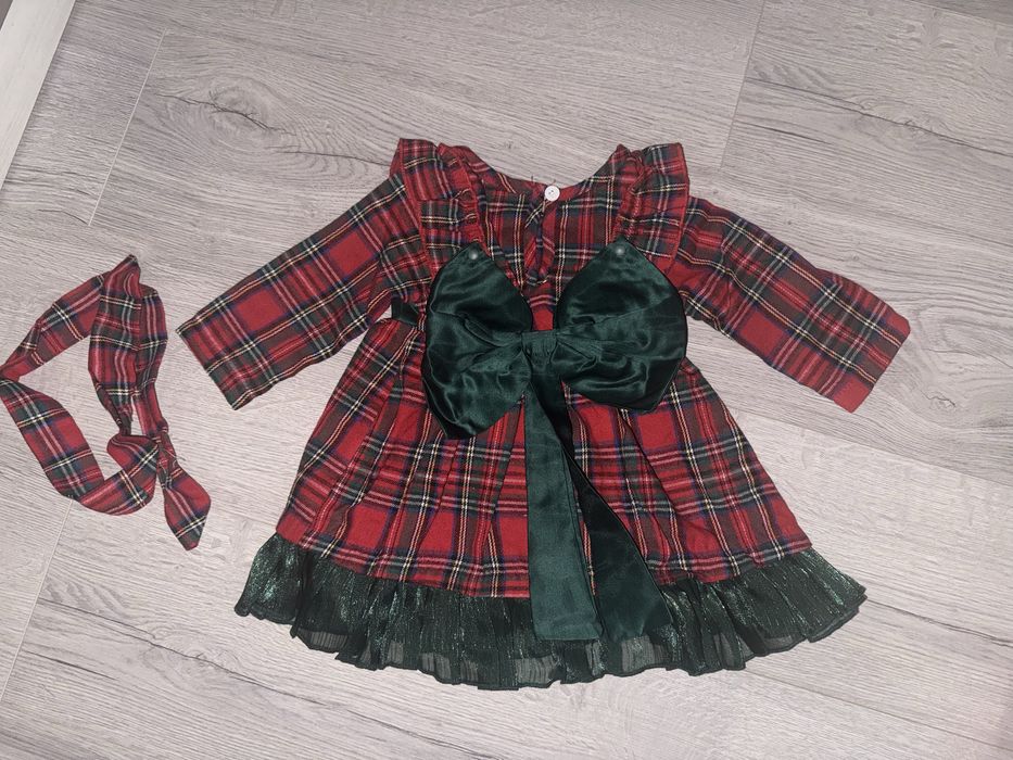 Детски рокли коледни размер 74