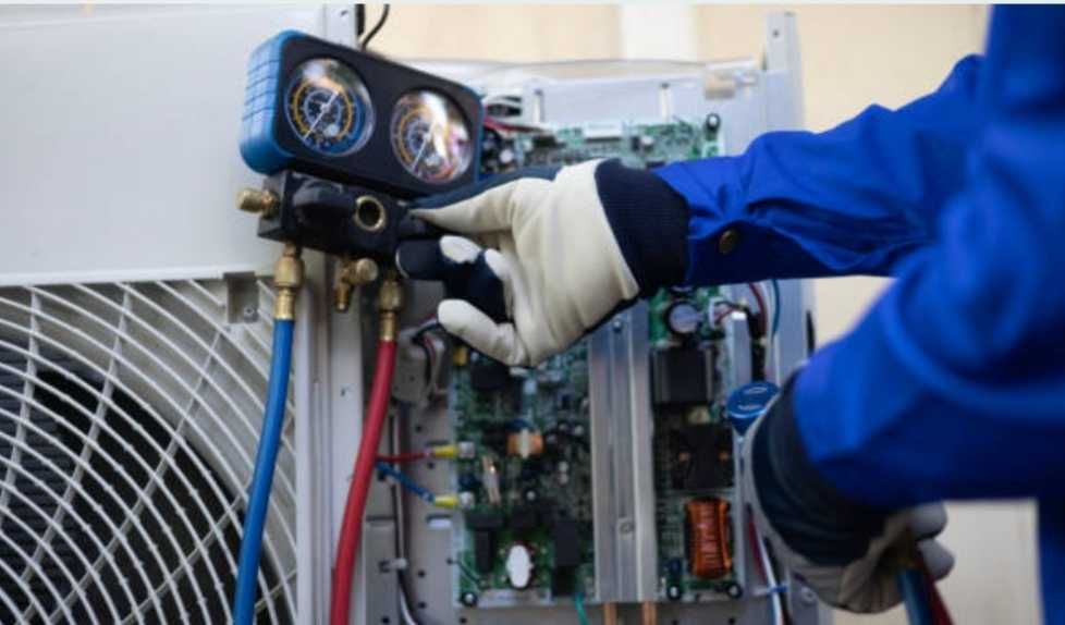 Curatare chimica centrala, service aer conditionat