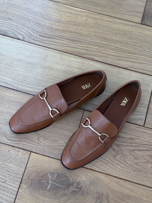 Мокасини Zara с противопрахова торбичка