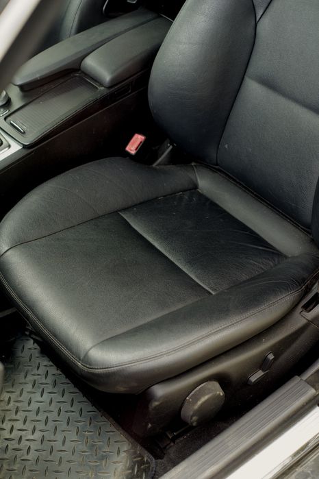 Interior complet Mercedes C W204 piele negra fata usa plafon scaun cot