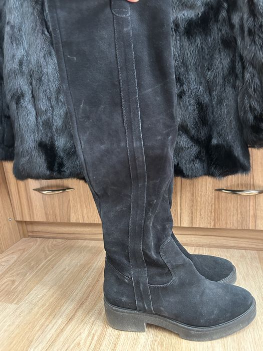 Ботуши естествена кожа и велур