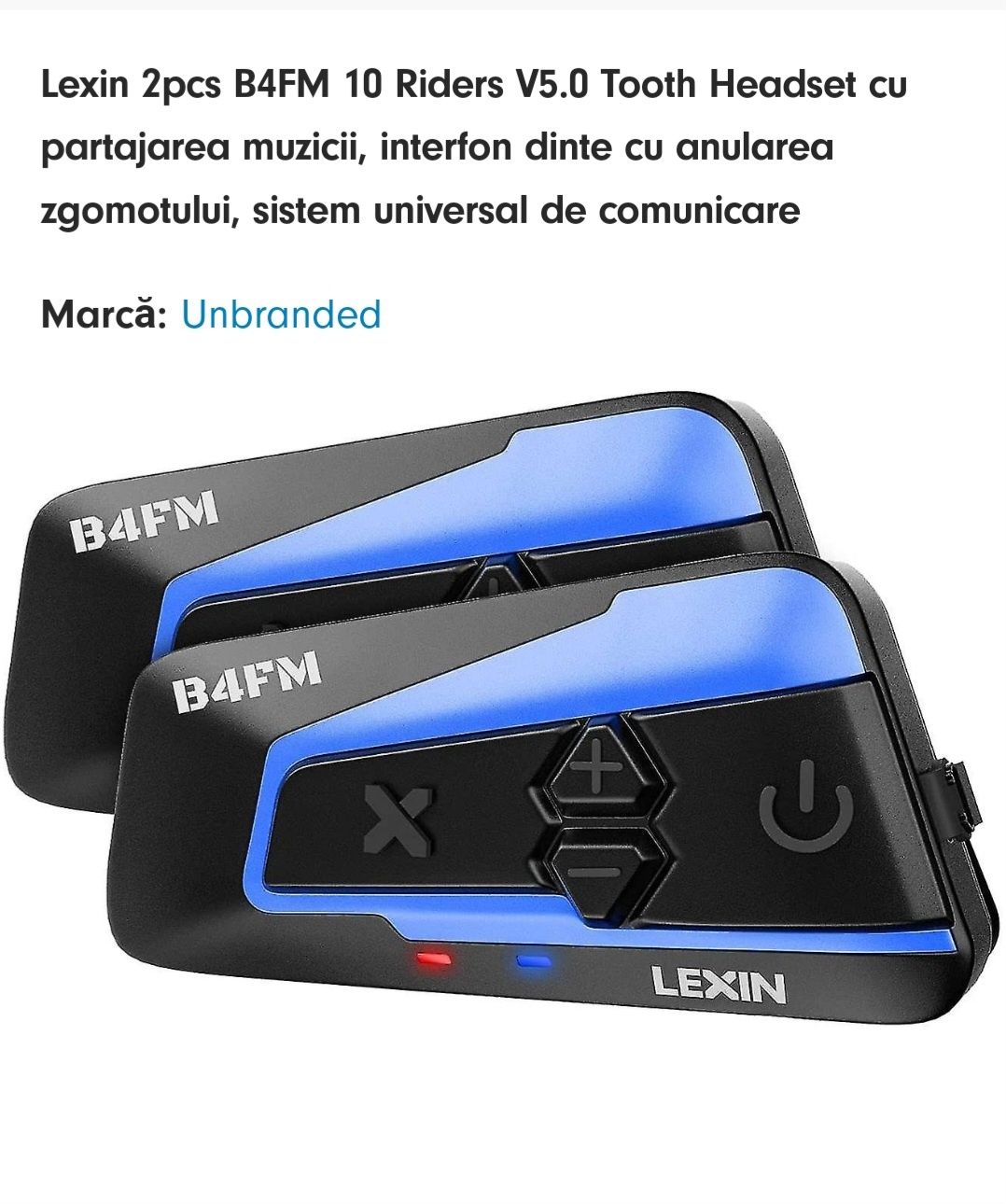 Lexin B4FM Interfon Dual Pack