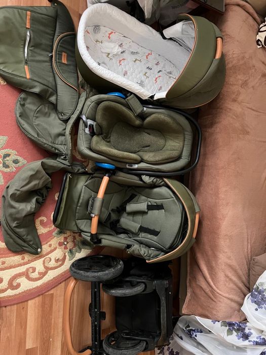 Carucior 3 in 1 cu landou si scoica Adamex Massimo