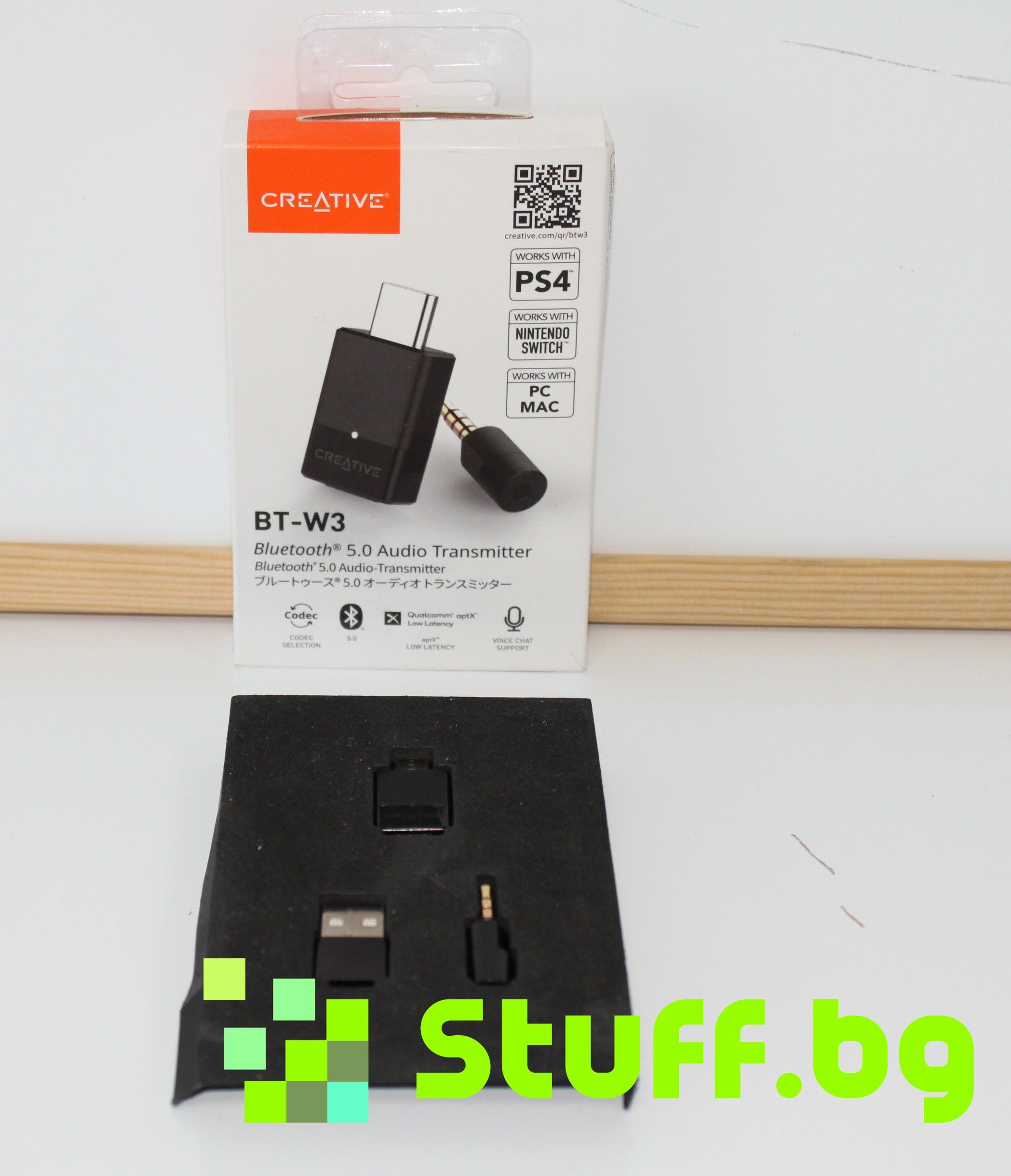 Creative BT-W3 Bluetooth 5.0 Audio Transmitter  for PS4, Switch,PC,MAC