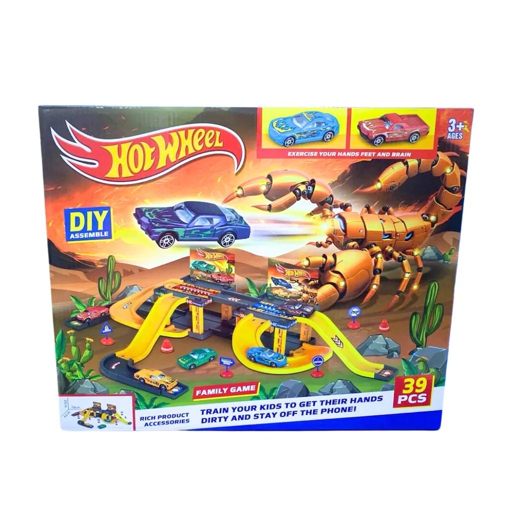 Комплект Писта Hot Wheel 39 части с 2 колички