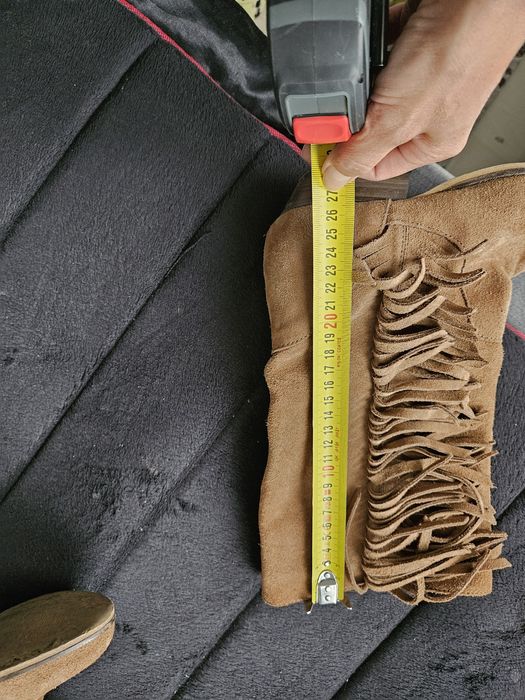 Велурени каубойски ботуши