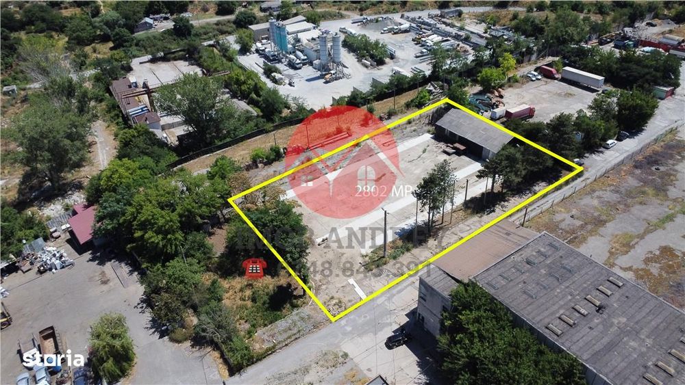 Teren 2802 mp, utilitati complete, acces TIR, ideal afacerehala