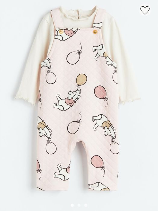 Salopeta cu bluza H&M masura 80 1 an +