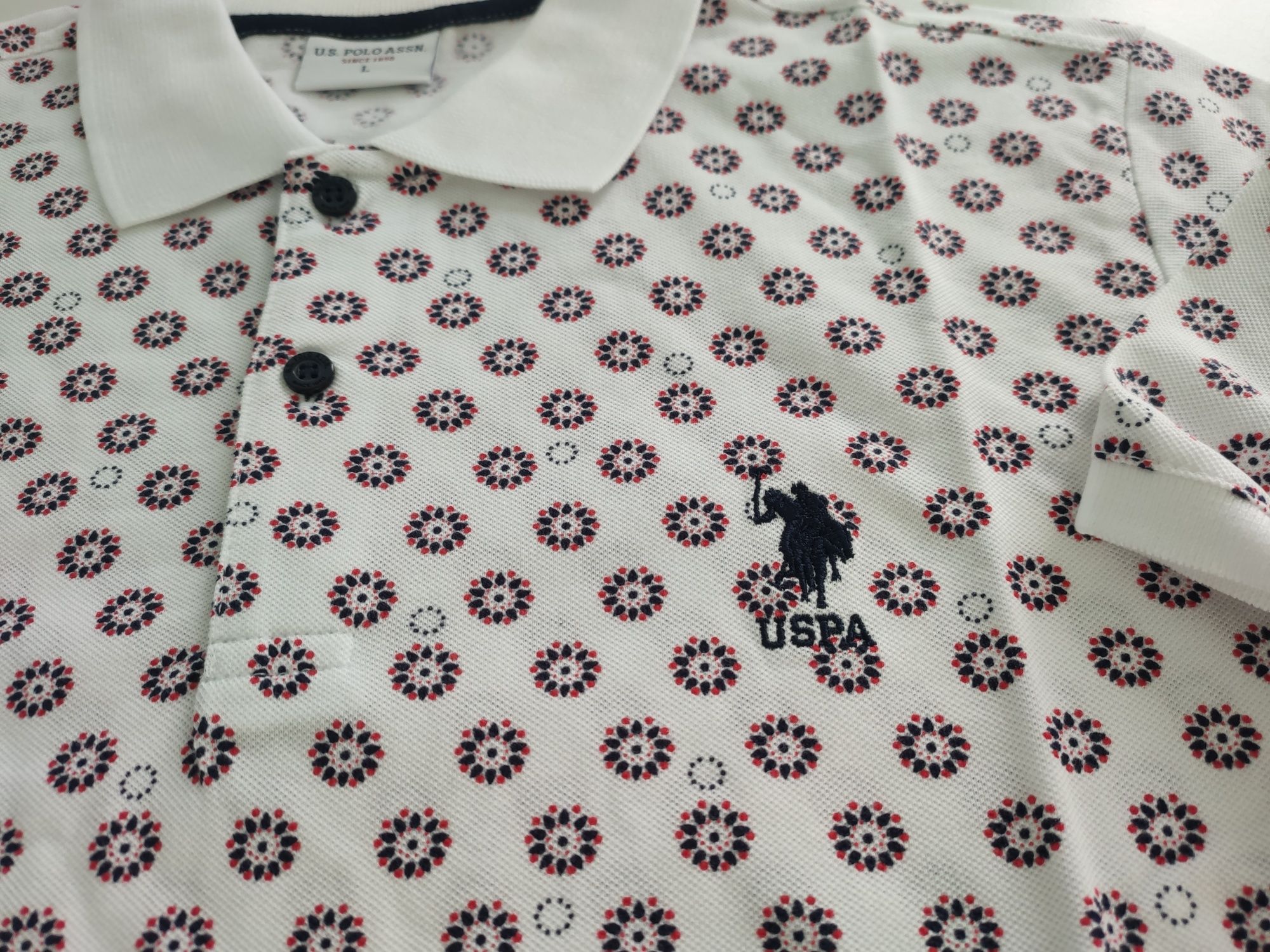 Разпродажба U.S. Polo Assn. Тениски с яка М,  2 МОДЕЛА