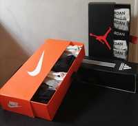 Подаръчен комплект чорапи Nike, Jordan и джапанки Адидас и Найк.