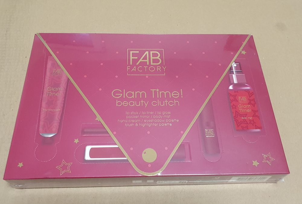 Комплект за грим Fab Factory "Glam Time! Beauty Clutch"