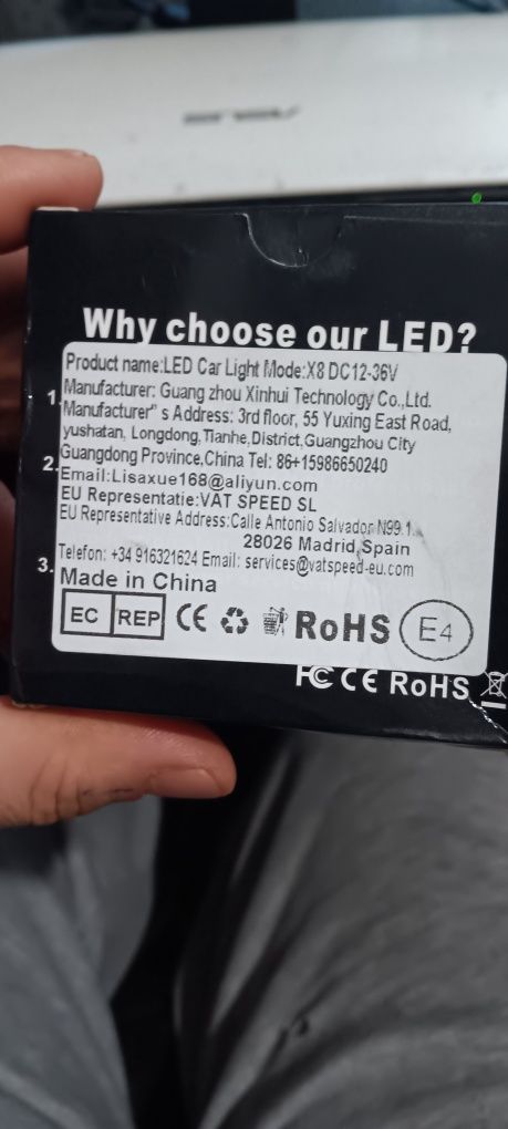 H4 led крушки за кола
