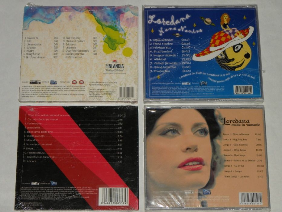 CD solisti romani pop/rock: Pepe, Loredana, Anda Adam, Elena Gheorghe