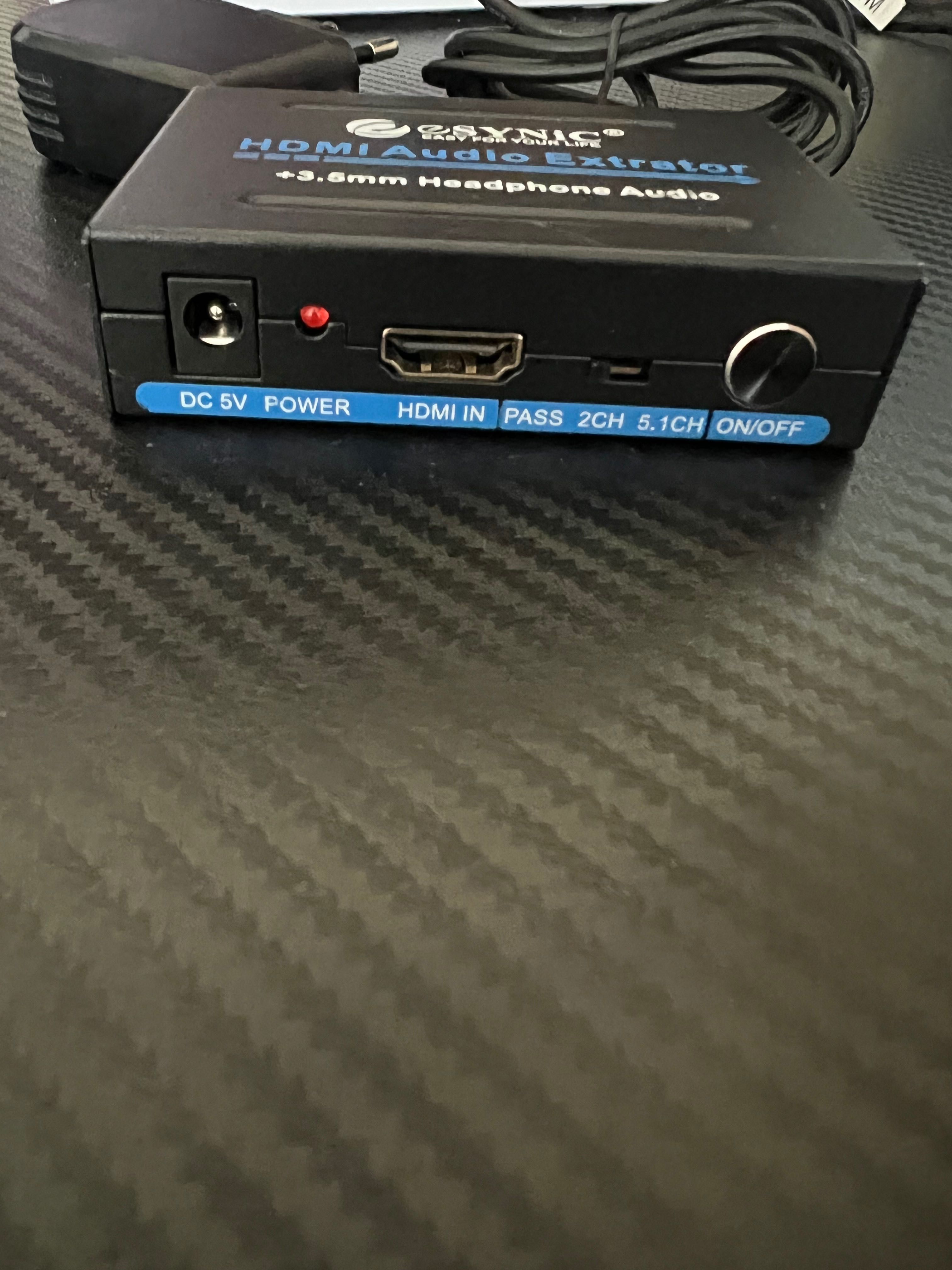 HDMI Audio Extractor 3,5 mm audio