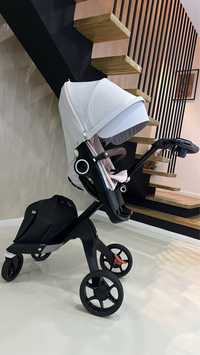 Cărucior Stokke V6 athleisure  pink xl-Ediție speciala