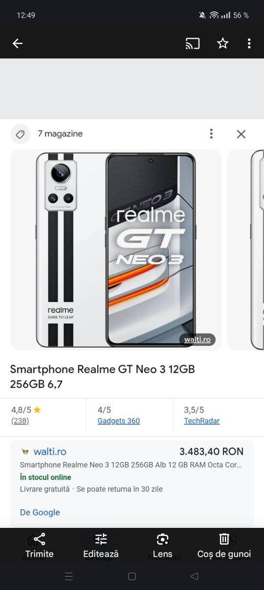 Realme gtneo 3 150 W