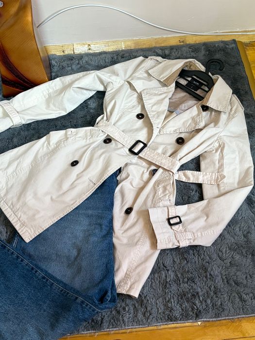 Манто в цвят екрю