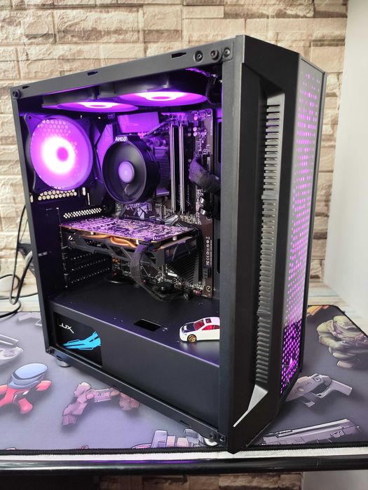 Calculator/PC Gaming–Ryzen 5 3600, RX 580 8GB, 16GB RAM DDR4, 2xSSD