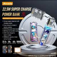 Azeada AZ-P02 PD22.5W QC Magnetic 10000mAh Power Bank Magician series