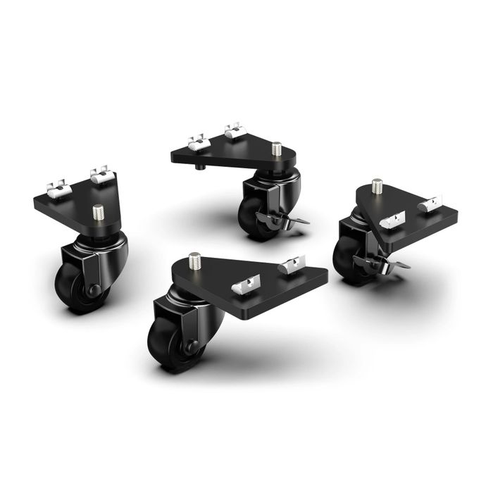 Track racer caster wheel