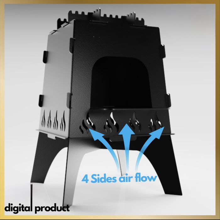 Soba multifuncțională 4-în-1 – ideală pentru gătit în aer liber!