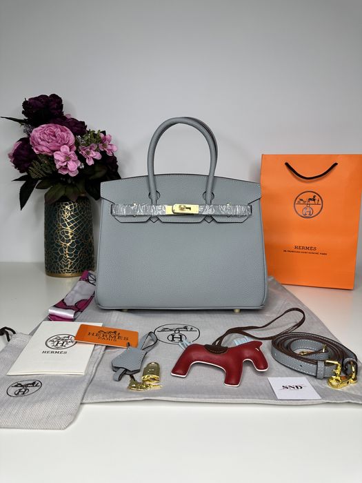 Geanta de lux HERMES Birkin 30 cm piele naturala 100% cadou c:15