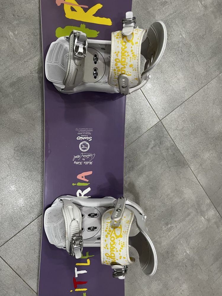 Placa Snowboard Hello Kitty  L136 cu legaturi Rossignol size S