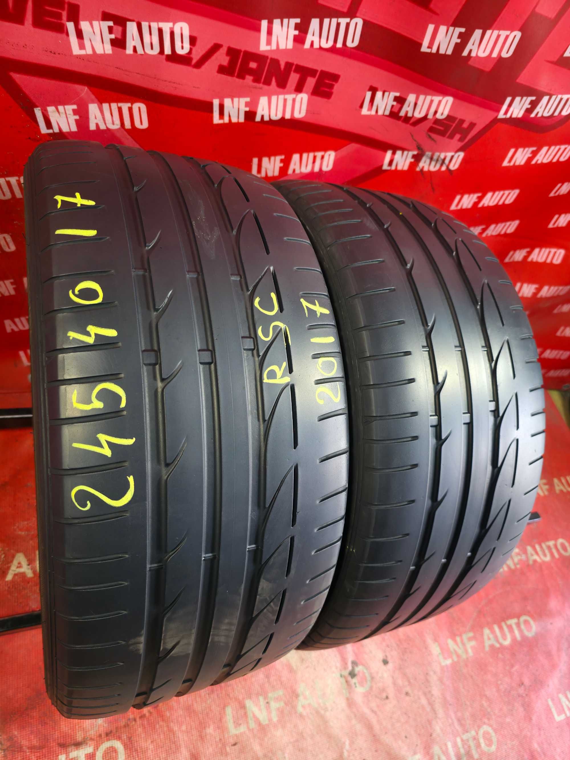 Anvelope de VARA - 245/40/17 - BRIDGESTONE - 5.55 MM - DOT 2017 RFT !