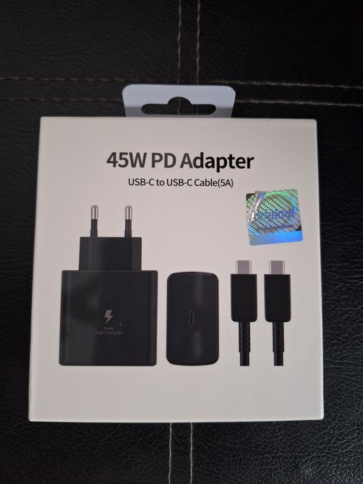 Incarcator 45W + cablu 5A, desigilat pentru proba