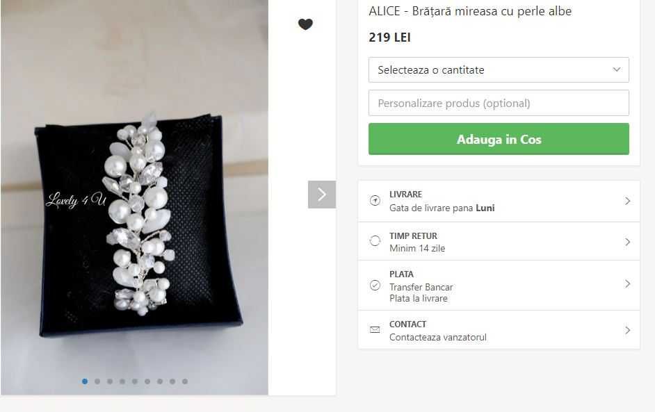 Bijuterii Mireasa