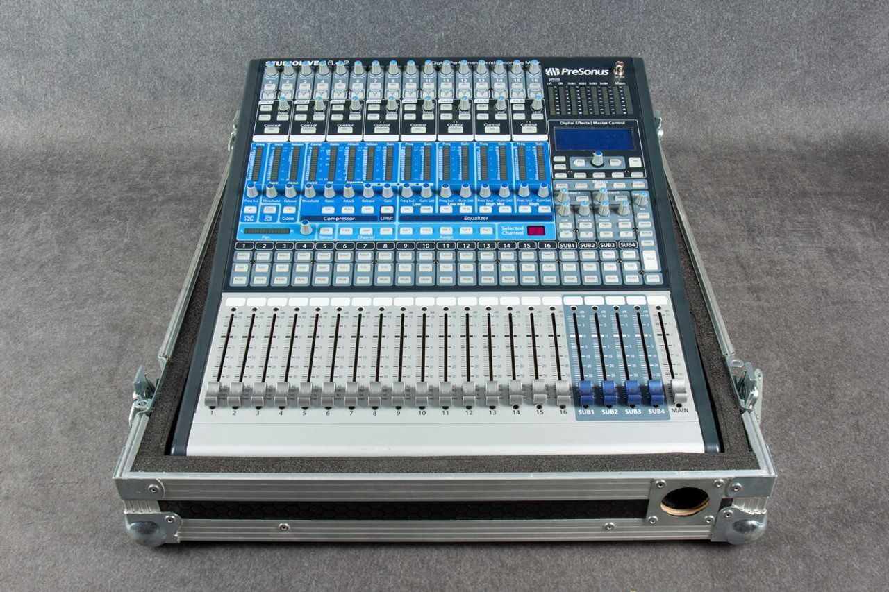 Дигитален пулт Presonus Studiolive 16.0.2 почти нов с кейс Warwick.