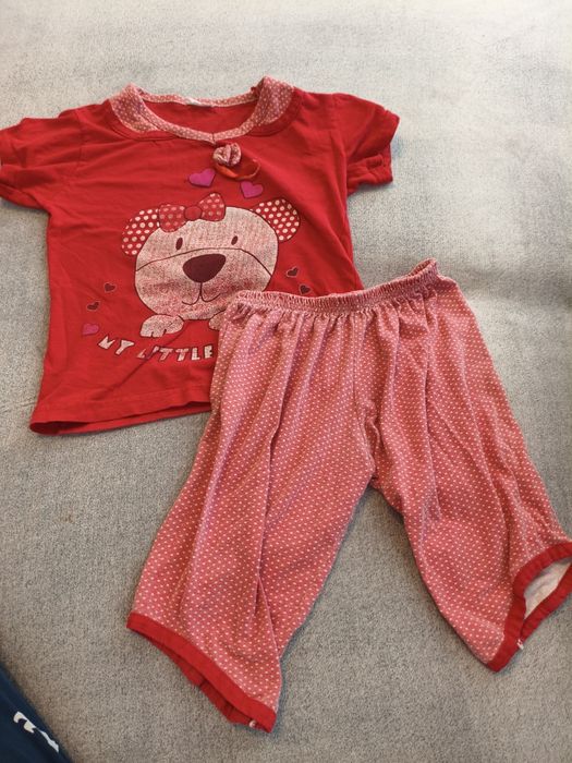 Lot 3 pijamale de vara 116-122 fetite