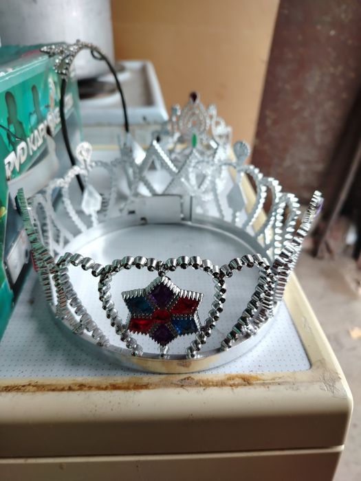 Десткие короны на новый год, матрешка