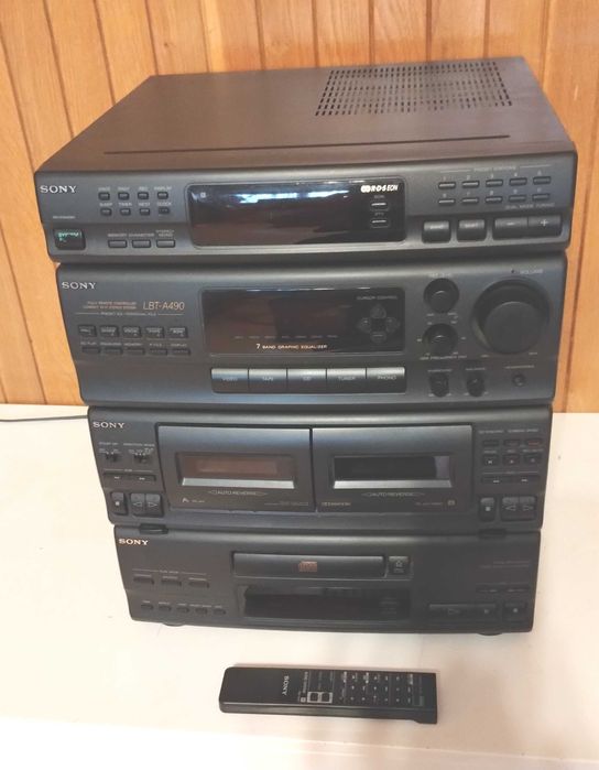 radio casetofon amplificator tuner eq linie Sony lbt a490 cu telecom