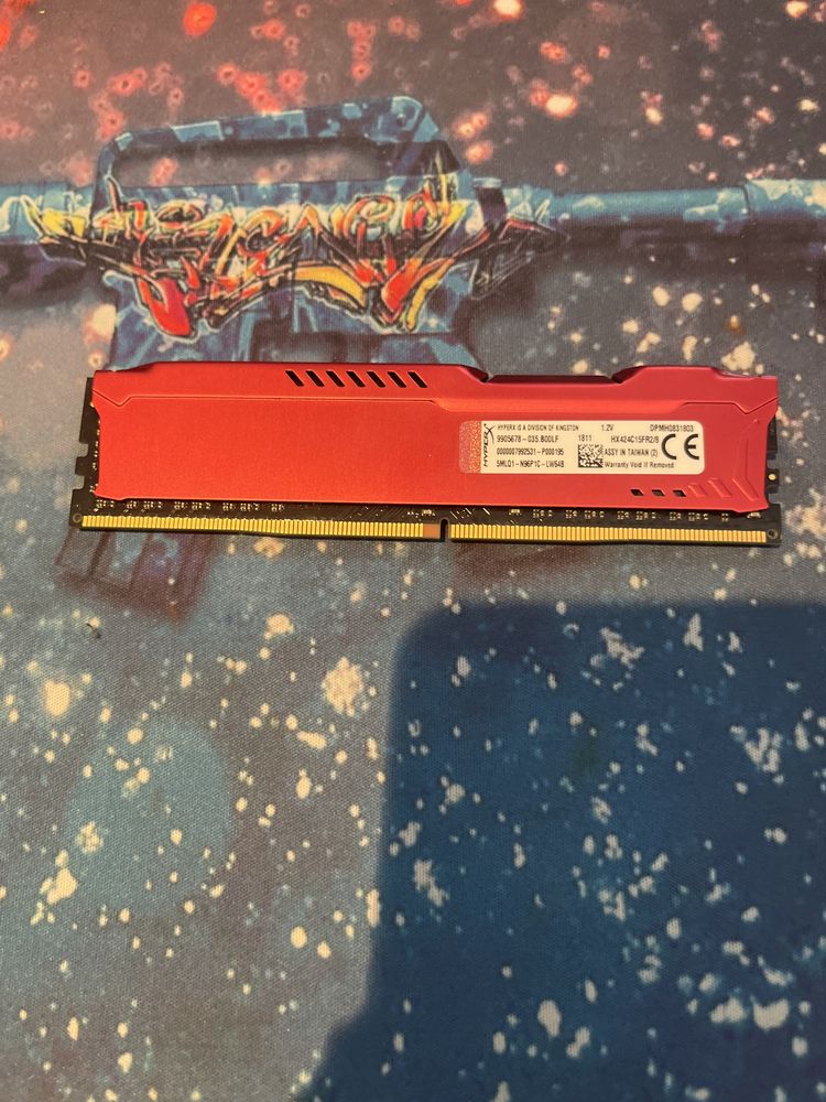 Gb ram FURY hyperx DDR4 8 gb red