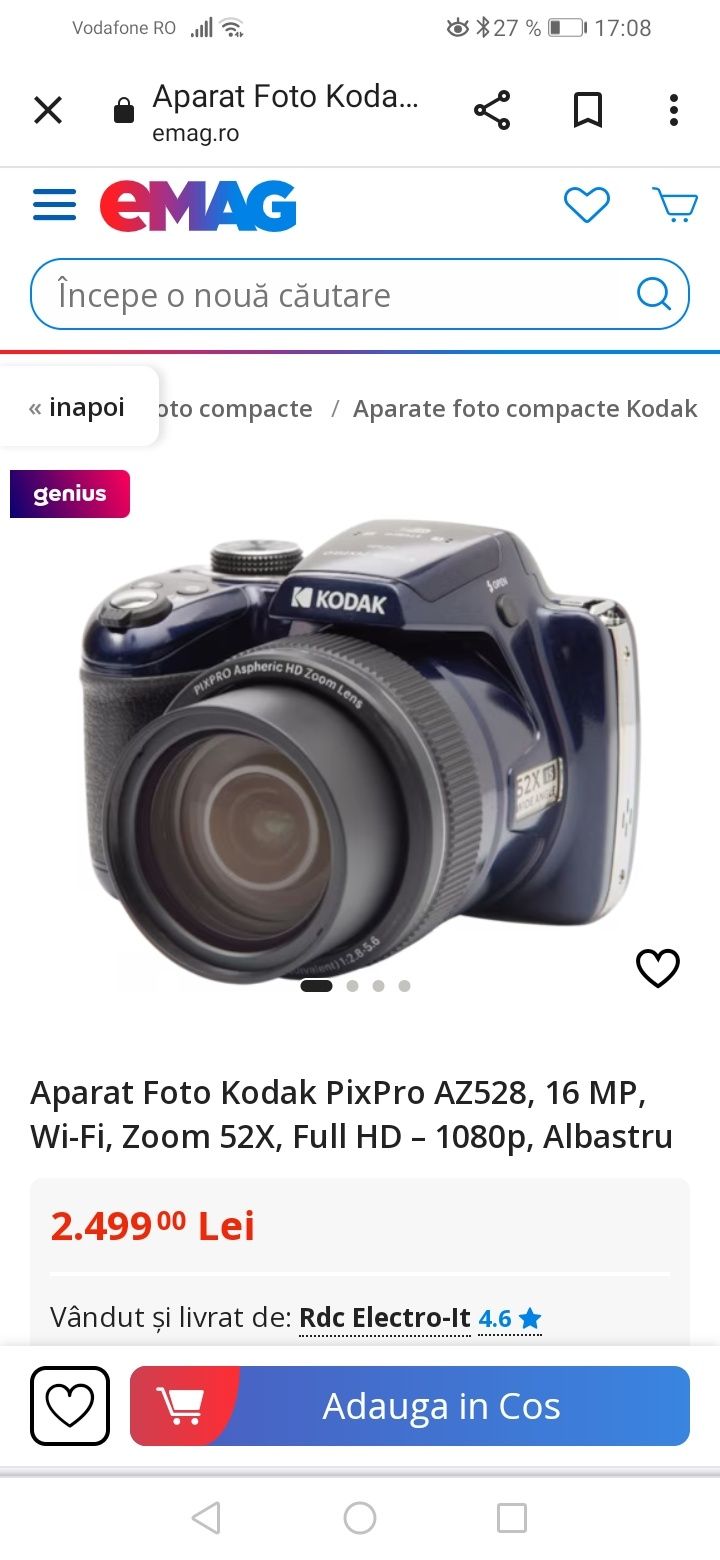 Aparat Kodak Pixpro AZ528