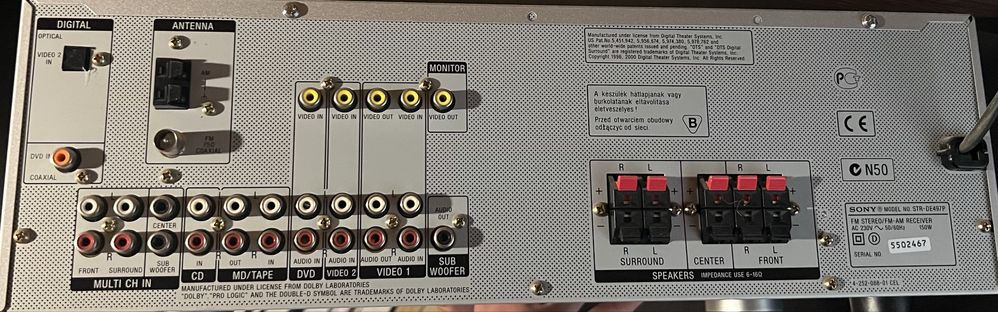 Усилвател Ресивър Sony STR-DE497P