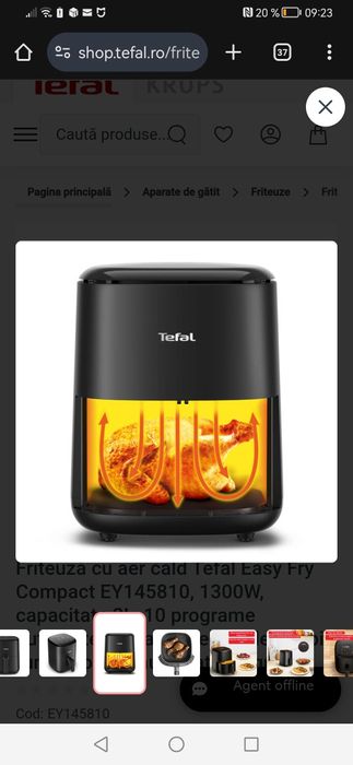 Tefal easy fry no Oil gri
