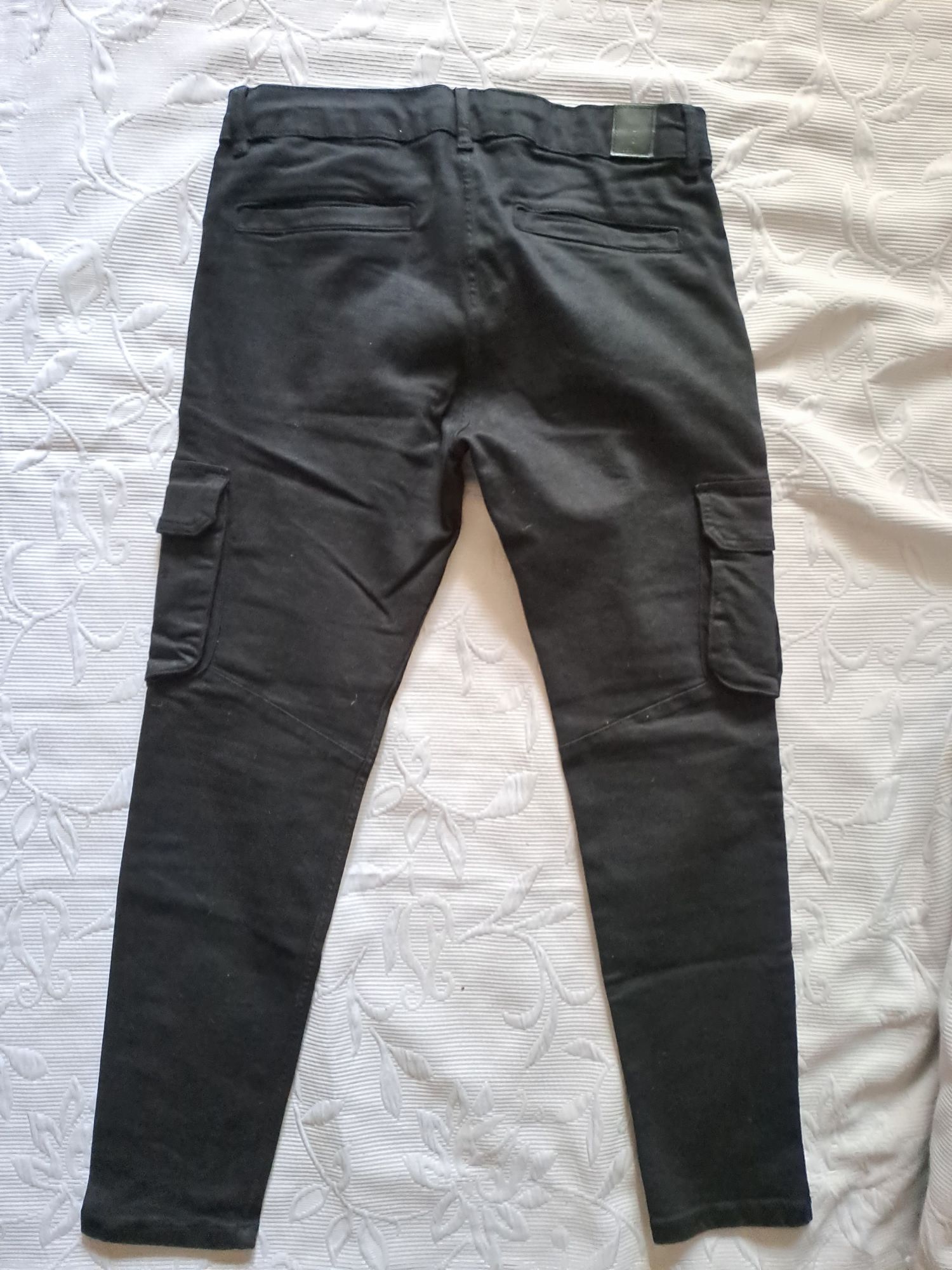 Pantaloni Zara Avangard,denim cargo,skinny,model Rick OwensM 40