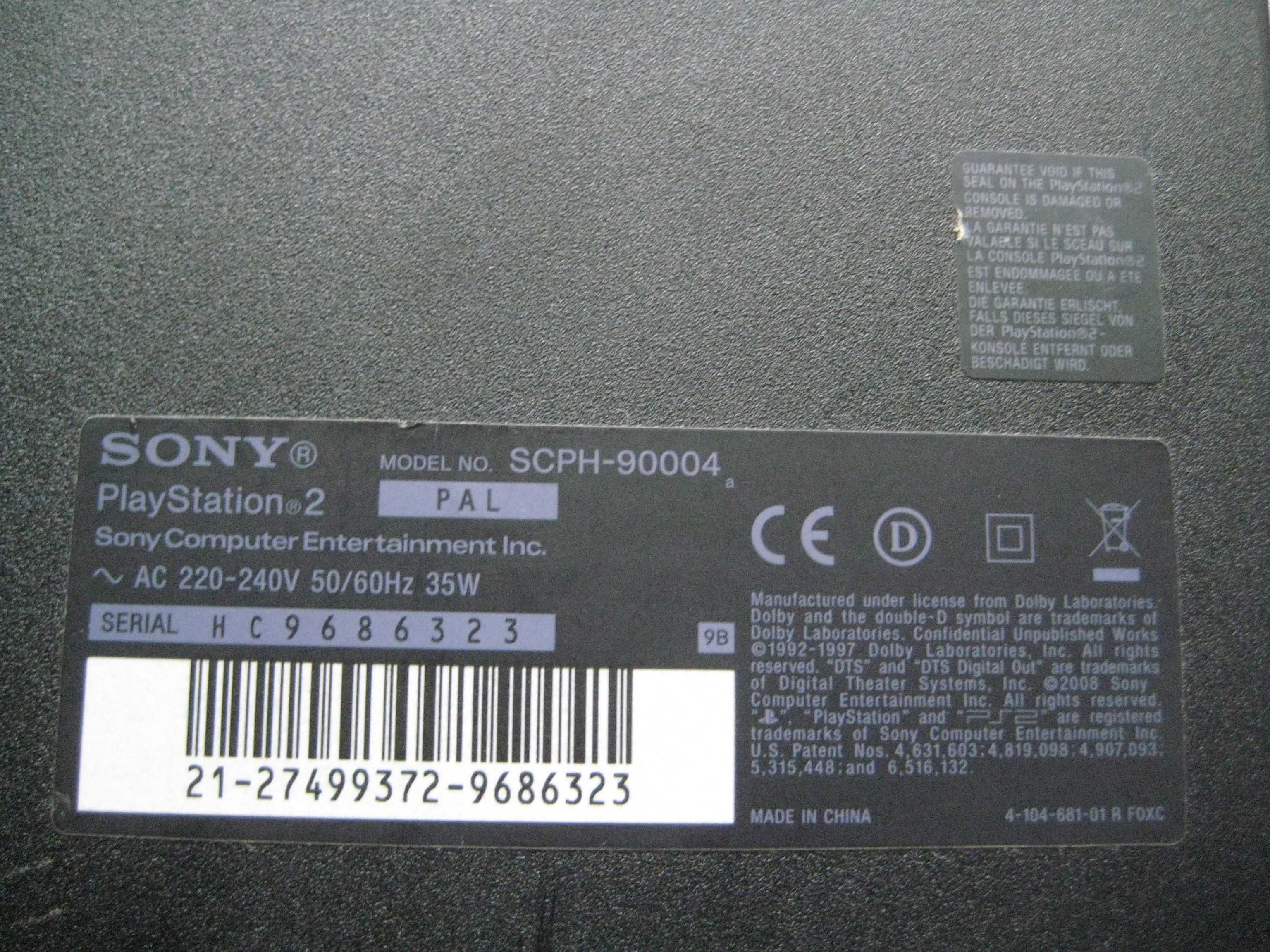Playstation 2 Slim комплект с игра