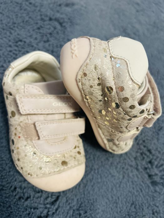 Pantofi Geox piele intoarsa copii 22