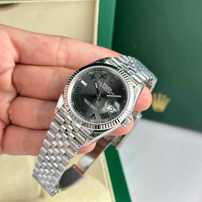 Rolex datejust 36mm сребърна колекция