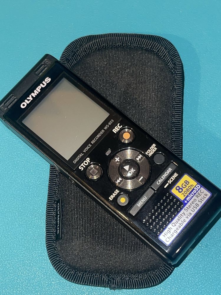Рекордер - диктофон Olympus WS-853 (черен)